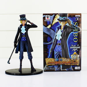 Anime One Piece DXF Sabo Figure Toy PVC Action Collectible Model Doll Toys 7" 18cm Great Gift