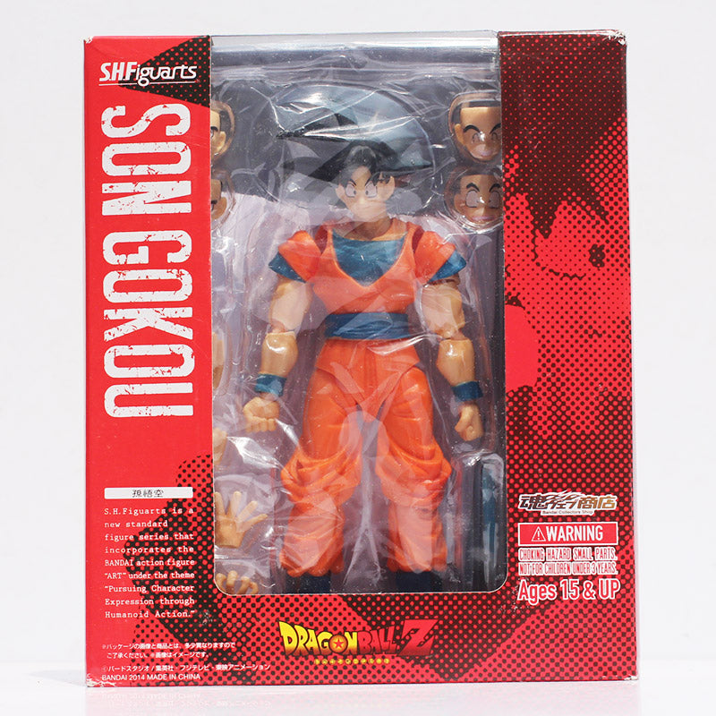 SHFiguarts SHF Dragon Ball Z Son Gokou PVC Action Figure Toy Collection Model Goku Doll Toys 6.5" 16CM Boxed Great Gift