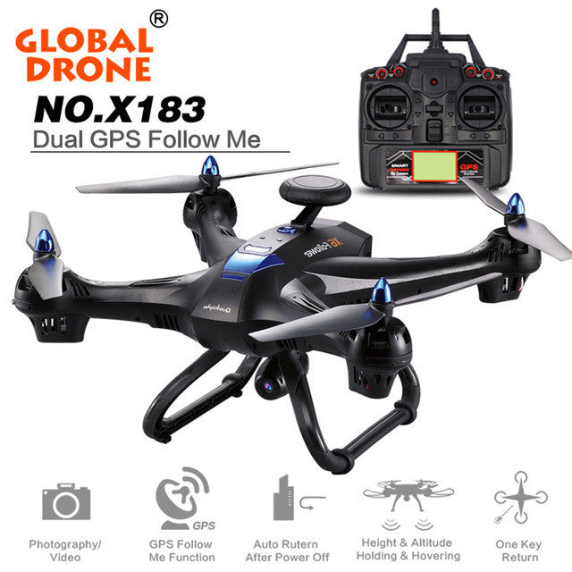 RC Drone toy Global Drone X183 With 5GHz WiFi FPV 1080P Camera GPS Brushless Quadcopter Kids toy drop shipping