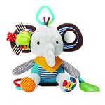 Multi-functional Infant Baby Toys Plush Elephant Rattle for Pushchair Pram Car Seat Baby Crib