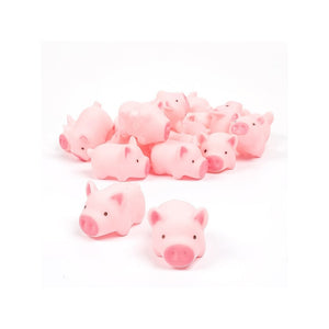 10pcs Rubber Pig Baby Bath Toy for Kid Baby Children