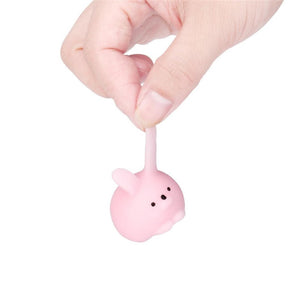 Squishy Mini Fat Rabbit Healing Squeeze Abreact Fun Joke Gift Rising Toys