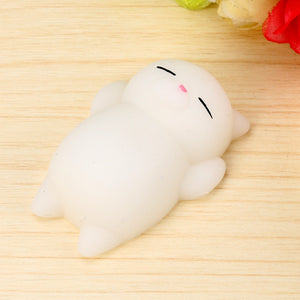 Cute Mochi Squishy Cat Squeeze Healing Fun Kids Kawaii Toy Stress Reliever Decor