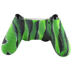 Soft Camouflage Silicone Case Cover For Playstation PS4 Controller