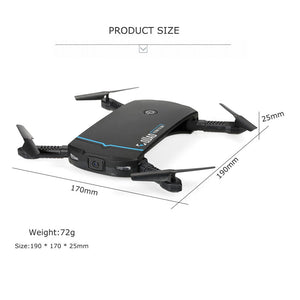 LDIRC RC102 Selfie Drone Wifi FPV Foldable RC Quadcopter