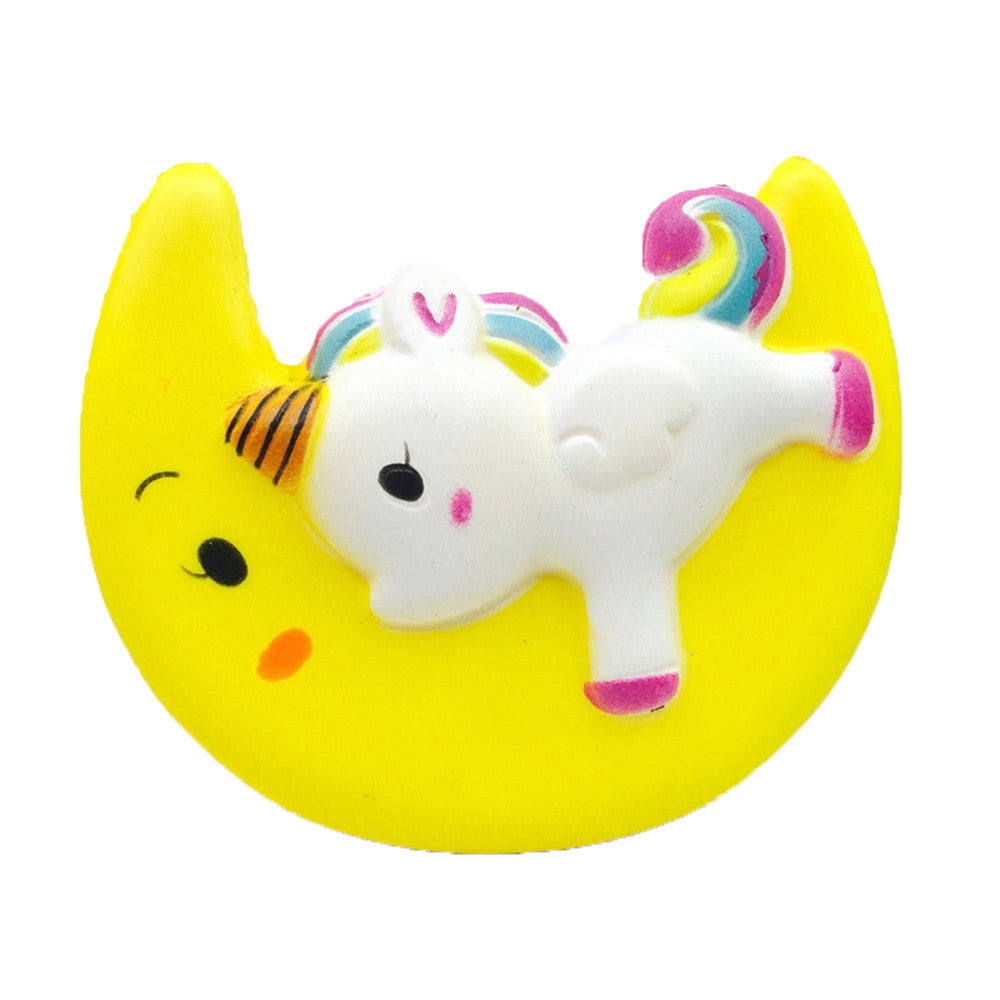 Enormous Moon Unicorn Scented Squishy Charm Slow Rising Simulation Kid Toy