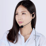 Uni-Directional Head-mounted Headworn Headset Microphone Mic Flexible Wired Boom for Voice Amplifier Amp Loudspeaker