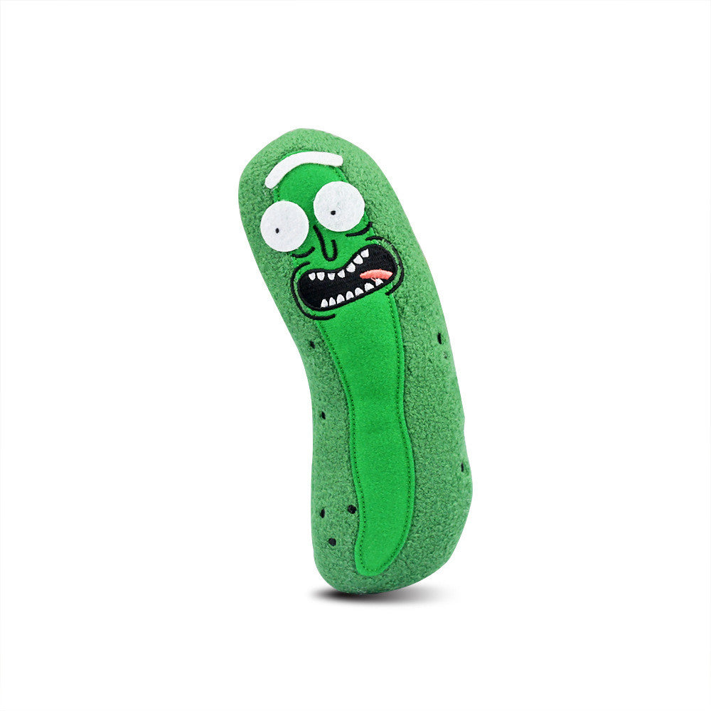 19cm Rick and Morty Cucumber Pickle Rick Plush Doll Toy for Kids