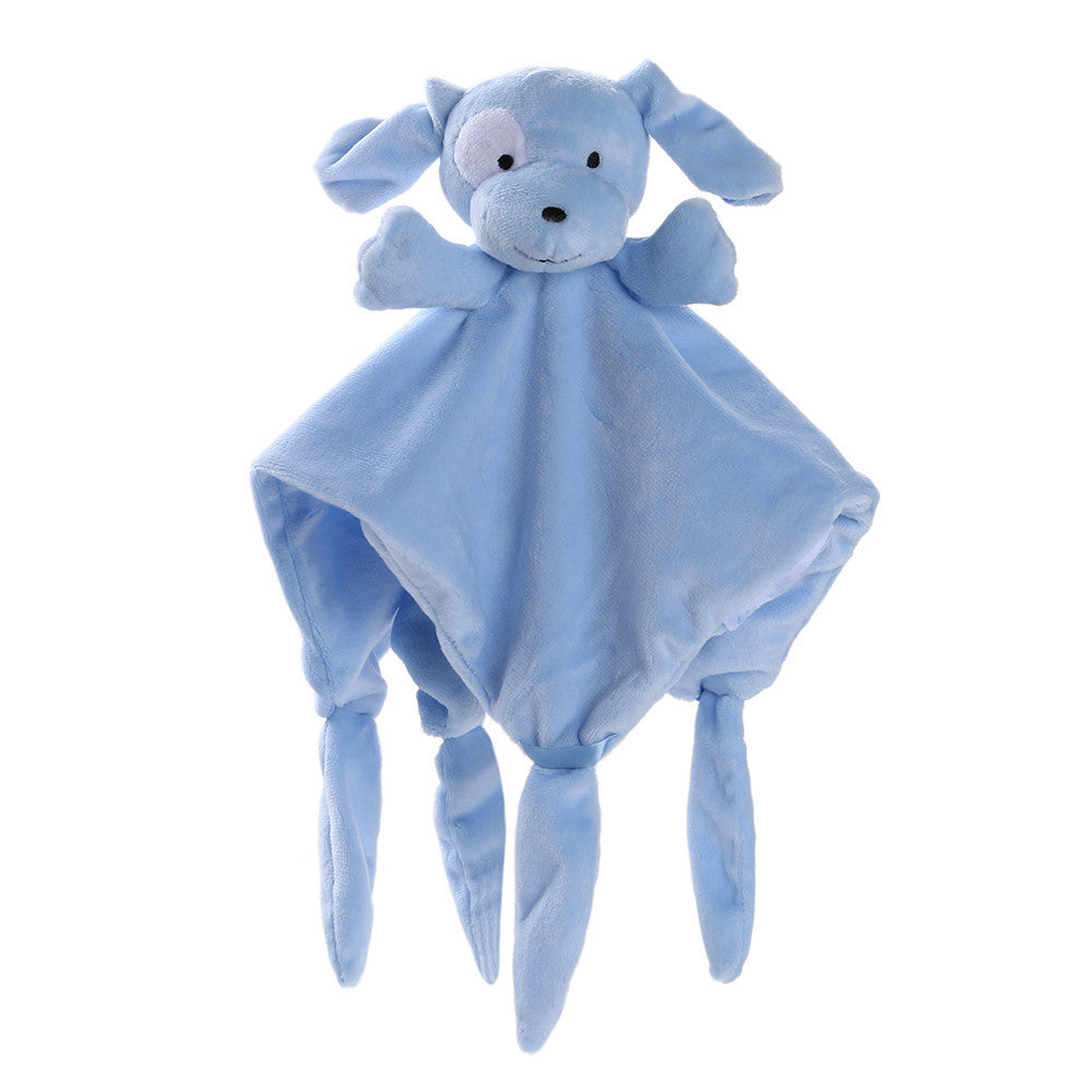 Newborn Soft Baby Teddy Bear Puppet Toy Gift Snuggle Baby Comforter Blanket