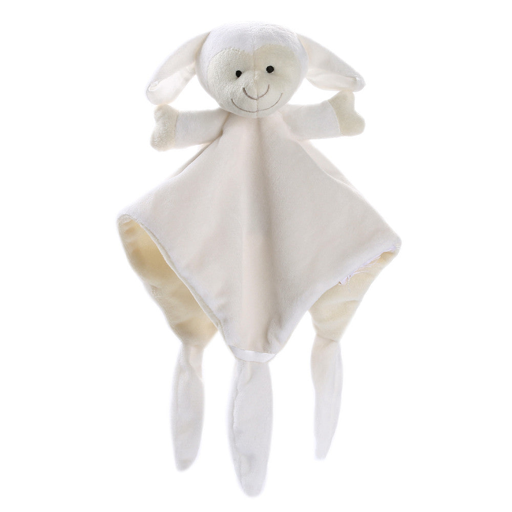 Newborn Soft Baby Teddy Bear Puppet Toy Gift Snuggle Baby Comforter Blanket