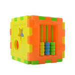 Baby Colorful Block Toy Bricks Matching Blocks Baby Intelligence Educational Sorting Box Toy