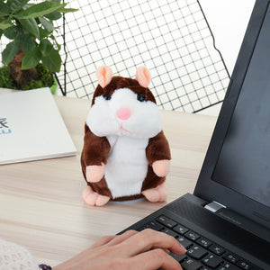 Electric Smart Little Talking Hamster Record Repeat Stuffed Plush Animal Kids Doll