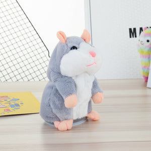 Electric Smart Little Talking Hamster Record Repeat Stuffed Plush Animal Kids Doll