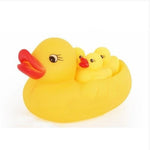 Baby Bath Bathing toys Rubber Race Squeaky Duck Big Yellow Duck Toys Rubber Ducks Children Squeaky Ducky Water Play Toy