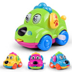 Best Gift For Baby Random Color Cute Cartoon Running Car Wind Up Toy Clockwork Classic Baby Toddler Kids Toy(Color: Randomly Sent)